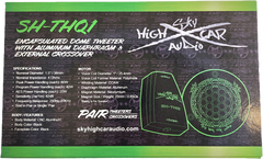 Sky High Car Audio SH-THQ1 1.5" Encapsulated Dome Tweeters w/ Aluminum Diaphragm (Pair) product image 16