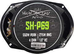 Sky High Car Audio SH-P69 6x9" Coaxial Midrange Loudspeaker w/ 1" Bullet Tweeter (Single) product image 2