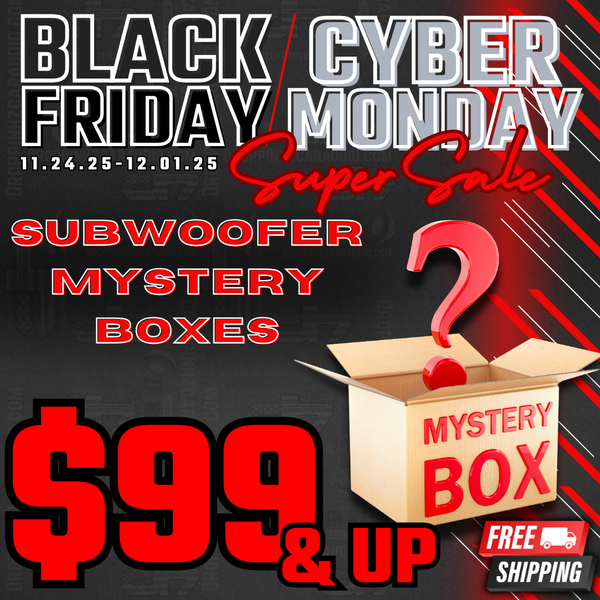Black Friday Subwoofer Mystery Box
