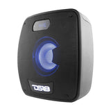 DS18 TLV 6.5" Amplified With Battery Self Powered Party Speaker With RGB LED Lights Bluetooth and TWS 200 Watts