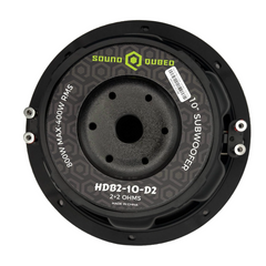 SoundQubed 10" HDB2 Series Subwoofer Dual 2 ohm 2.0" DVC 400w/800w
