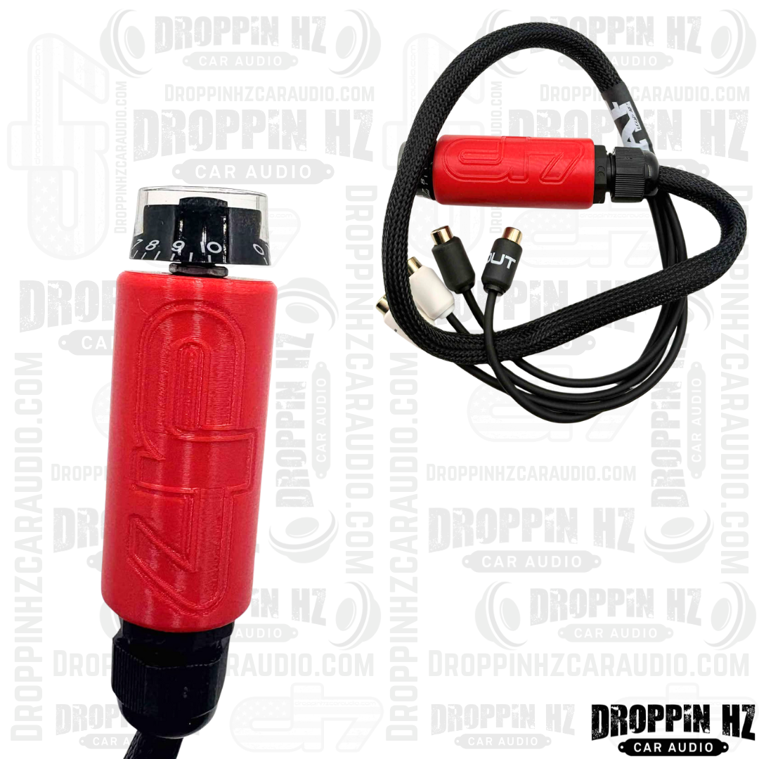 LAF Plastic ECO Bass Knob – Red | RCA Level Control – Droppin HZ