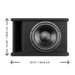 DS18 ZR112LD – 12” Ported Loaded Subwoofer Enclosure with ZR12.2D | 1600W 1-Ohm