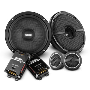 DS18 ZXI-62C Kevlar 6.5" 2-Way Component Speaker Set 240 Watts 4-Ohm