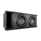 DS18 ZXI-212LD.RG Dual 12" Loaded Subwoofer Ported Rugged Armored Enclosure With ZXI12.4D 2000 Watts Rms