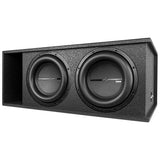 DS18 ZXI-212LD.RG Dual 12" Loaded Subwoofer Ported Rugged Armored Enclosure With ZXI12.4D 2000 Watts Rms