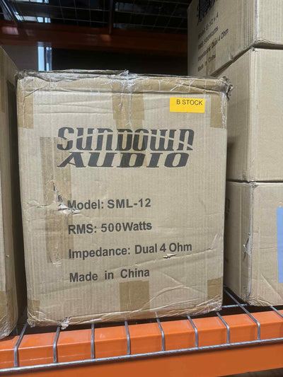 (B-STOCK) Sundown Audio SML-12 12inch Dual 4 ohm Subwoofer