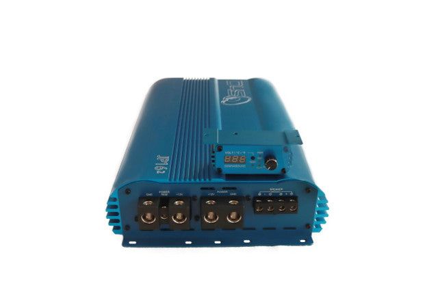 Down4Sound JP162 3200W RMS 2-Channel Amplifier Blue – Droppin HZ