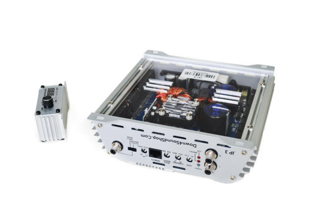 Down4Sound JP3 White Silver | 555W Constant Power Amplifier