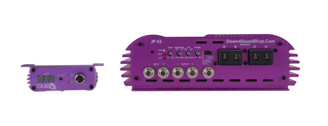 Down4Sound JP43 4300W RMS Monoblock Amplifier Purple – Droppin HZ