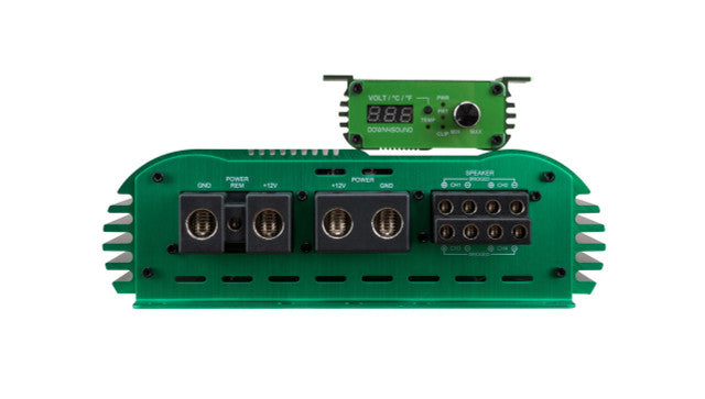 Down4Sound JP454 4000W RMS 4-Channel Amplifier Green – Droppin HZ