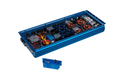 Down4Sound JP63 6300W RMS Monoblock Amplifier - Blue product image 2