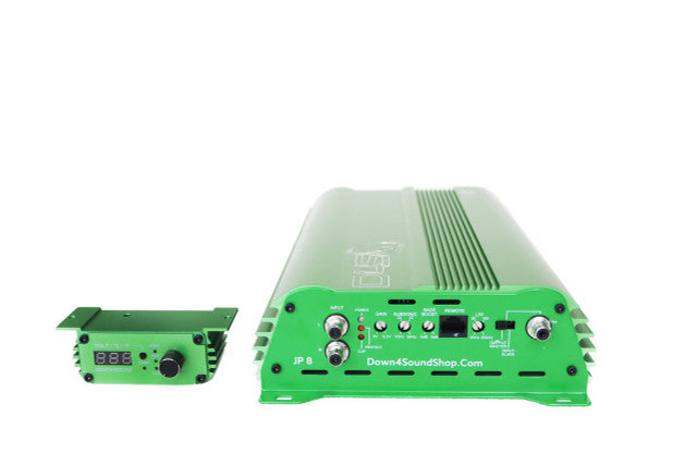 Down4Sound JP8 Green | 800W+ Car Amplifier – Droppin HZ Car Audio