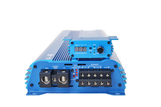 Down4Sound JP95T 1500W RMS 5-Channel Amplifier Blue – Droppin HZ
