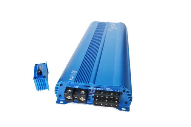 Down4Sound JP95T 1500W RMS 5-Channel Amplifier - Blue product image 1