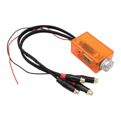 DOWN4SOUND - LED BASS KNOB WITH VOLT METER - ORANGE