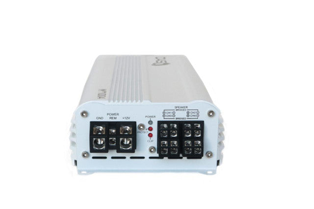 D4S MM1004 700W RMS Mini Maxx 4-Channel Amp White Gloss – Droppin