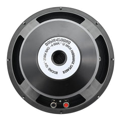 DOWN4SOUND USCMR-124 - 12" Paper Cone Pro Audio Midrange Speaker - 250W RMS, 4 Ohm