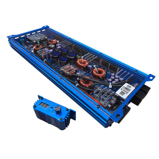 monoキャプテンアメリカ Down4Sound JP23-V1.5 Blue | 2300W Monoblock Amplifier – Droppin HZ