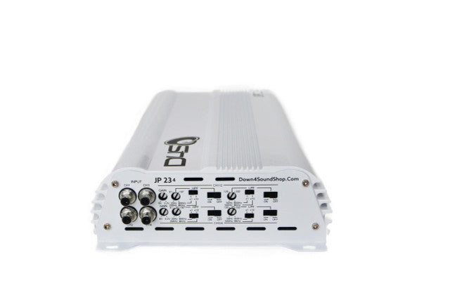 D4S JP-234 White Gloss 4-Channel Amplifier | Car Audio – Droppin