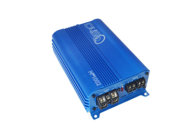 Down4Sound MM1002 350W RMS Mini Maxx 2-Channel Amplifier - Blue product image 1