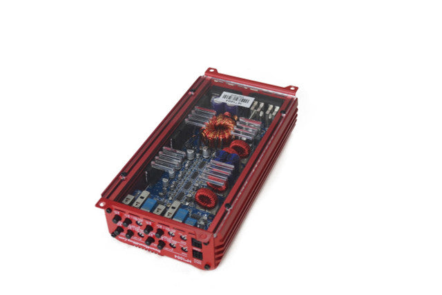 Down4Sound MM1004 700W RMS Mini Maxx 4-Channel Amplifier Red