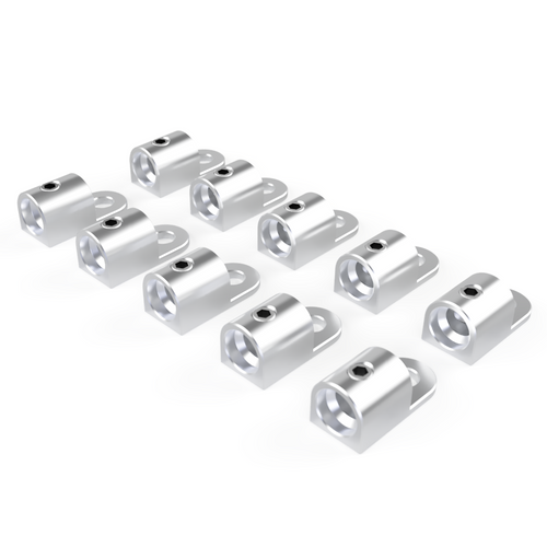 1/0 Machined Aluminum Ring Terminals Reusable PACK OF 10