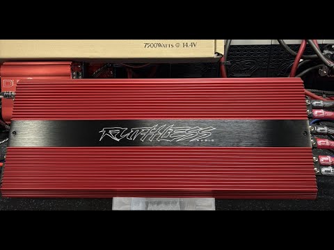 Ruthless Audio 7500.1 7.5K Amp – Red Edition | Droppin HZ