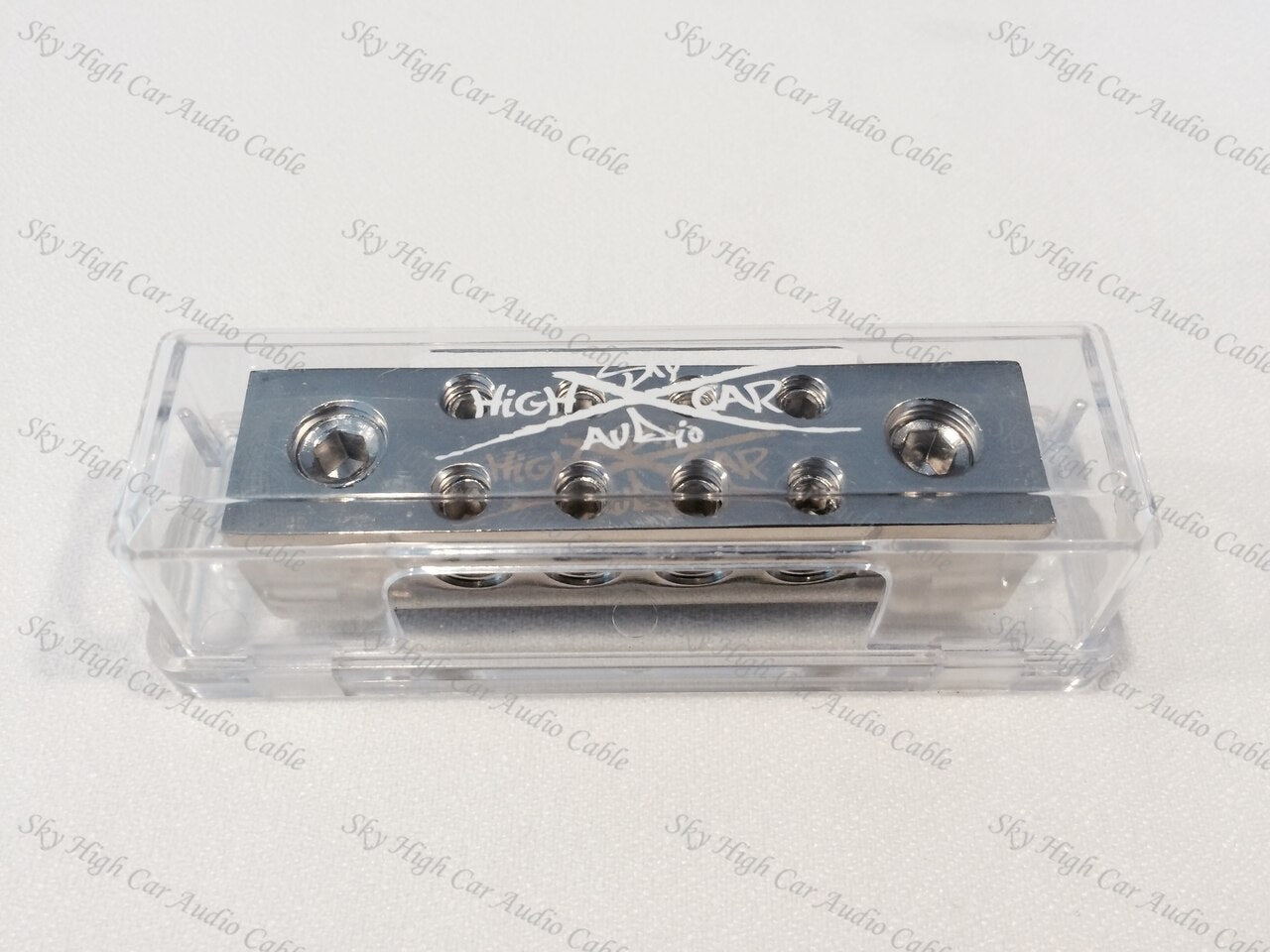 Sky High Car Audio 1/0 to (8) 8ga Distribution Block Droppin HZ Car Audio