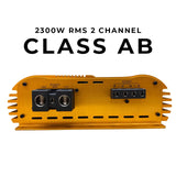 Down4Sound JP 13.2 AB | 2300 WATT RMS Class AB Amplifier - LIMITED EDITION GOLD 1 - 100