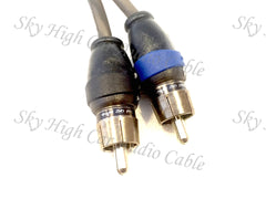 Sky High Car Audio Twisted RCA Cable