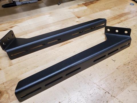 Jims Machineworx BACK WALL OR FLOOR MOUNT AMPLIFIER RACKS
