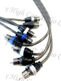 Sky High Car Audio 4 Channel Twisted RCA Cable