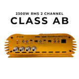 Down4Sound JP 13.2 AB | 2300 WATT RMS Class AB Amplifier - LIMITED EDITION GOLD 1 - 100