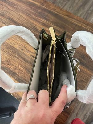 Michael Kors small Mini Purse tote handbag embossed snakeskin leather Bag  $375 | eBay
