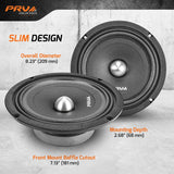 PRV Audio 8MR400B-4 SLIM 8" Mid Range Bullet Slim Loudspeaker