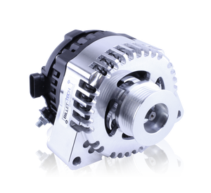 S Series Billet 170 AMP Racing Alternator For C5/C6 Corvette - One Wire, Self Exciting - Machined Finish