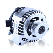 S Series Billet 240 AMP Racing Alternator For C5/C6 Corvette - One Wire, Self Exciting - Polished Finish