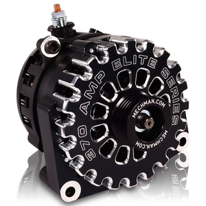 High Output 370 Amp BLACK Alternator 14-19 GM Silverado Tahoe Suburban Escalade Sierra