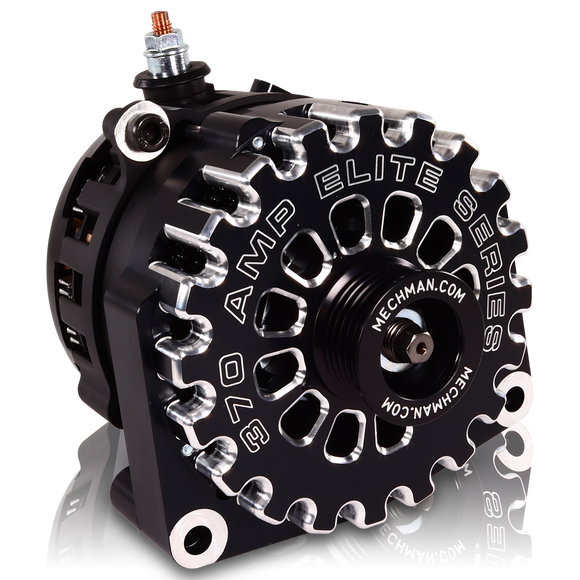 High Output 370 Amp BLACK Alternator 14-19 GM Silverado Tahoe Suburban Escalade Sierra