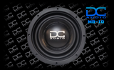 DC Audio Pro Audio MB-10 10" Mid Bass Speaker Single 2 ohm
