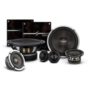 DS18 DX3 Kevlar 6.5” 3 Way Premium Quality Car Component Speaker System 580 Watts 4-Ohms