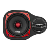 DS18 EN4P 2-Way 4" Universal Kick Panel Pod 1 X 4" Speaker and 1 x 1" Tweeter(PAIR)
