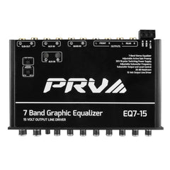 PRV Audio EQ7-15 7 Band Car Audio Equalizer