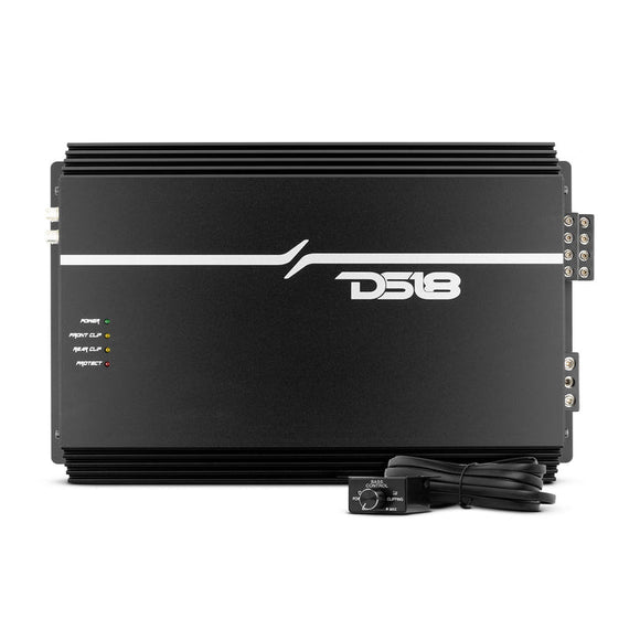 DS18 EXL-P1200X4 – 4 Channels Class A/B Car Amplifier – RMS Power @ 4 Ohm 200W x 4CH – Made in Korea