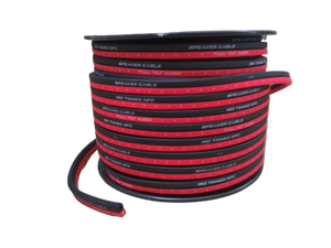 FULL TILT 16 GAUGE RED/BLACK 100' TINNED OFC OXYGEN FREE COPPER SPEAKER WIRE