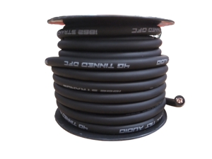Full Tilt 4 Gauge BLACK 50' Tinned OFC Oxygen Free Copper Power/Ground Cable/Wire