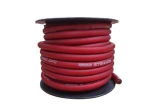 FULL TILT 4 GAUGE RED 50' TINNED OFC OXYGEN FREE COPPER POWER/GROUND CABLE/WIRE