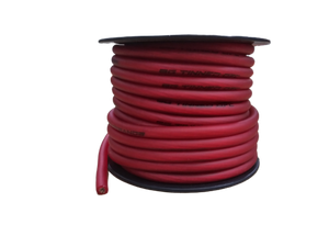 FULL TILT 8 GAUGE RED 50' TINNED OFC OXYGEN FREE COPPER POWER/GROUND CABLE/WIRE