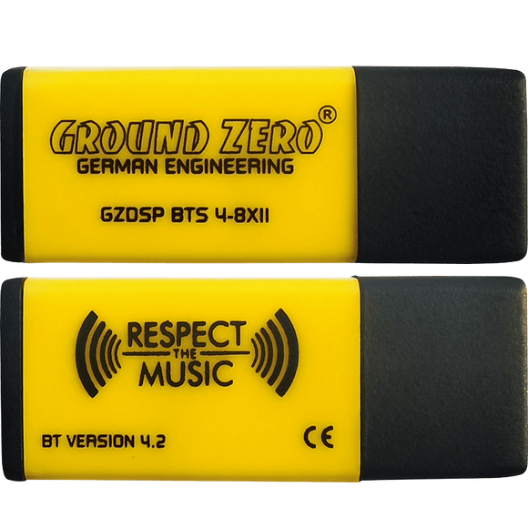Ground Zero GZDSP BTS 4-8XII- USB Interface for Wireless Music Streaming
